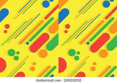 abstract colorful background with different shape. Eps10 vector illustration.
