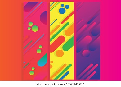 abstract colorful background with different shape. Eps10 vector illustration.