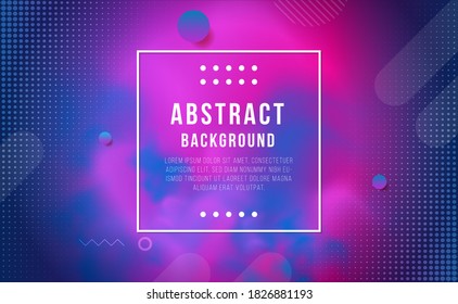 Abstract colorful background, Digital technology banner pink blue background concept with technology line light effects, abstract tech, illustration vector for graphic design
