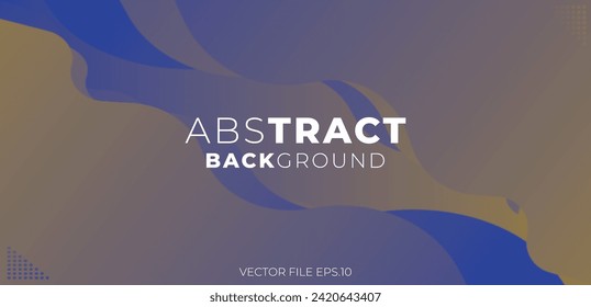 Abstract colorful background. Dynamic curved shapes composition, digital art, fancy color design, trendy Gradient background with stylish text. Eps10 vector