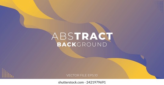 Abstract colorful background. Dynamic curved shapes composition, digital art, fancy color design, trendy Gradient background with stylish text. Eps10 vector