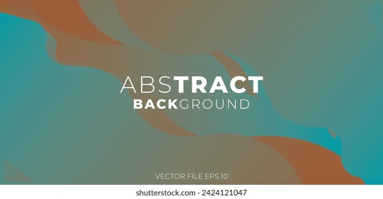 Abstract colorful background. Dynamic curved shapes composition, digital art, fancy color design, trendy Gradient background with stylish text. Eps10 vector