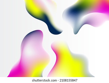 Abstract colorful background with dynamic geometric shapes for social media post or cover template, flier, banner and much more