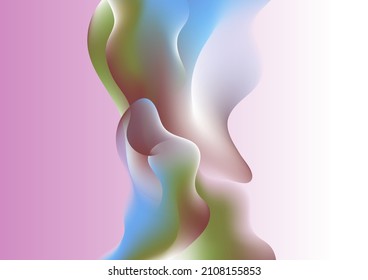 Abstract colorful background with dynamic geometric shapes for social media post or cover template, flier, banner and much more