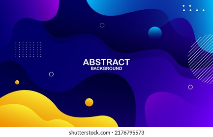 Abstract colorful background. Dynamic shapes composition. Vector illustration