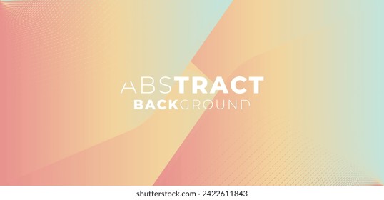 Abstract colorful background. Dynamic shapes composition, digital art, fancy color design Gradient background with stylish text. Eps10 vector