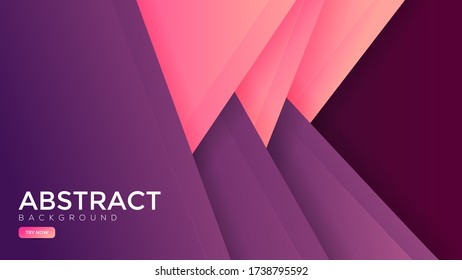 Abstract colorful background with dynamic straight shadow on background. Premium vector background. Eps 10