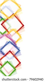 abstract colorful background and elements for web isolated over white background