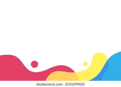 Abstract colorful background elemet. Banner template vector illustration.