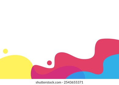 Abstract colorful background elemet. Banner template vector illustration.