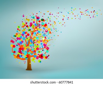 Abstract colorful background. EPS 8 vector file included