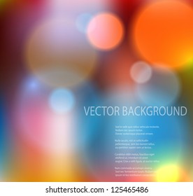 Abstract Colorful Background. EPS10 Vector Illustration.