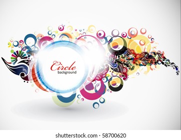 Abstract colorful background . eps10 Vector illustration.