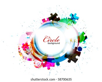 Abstract colorful background . eps10 Vector illustration.