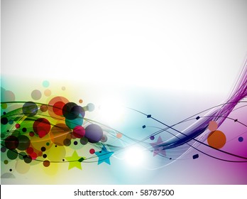 Abstract colorful background . eps10 Vector illustration.