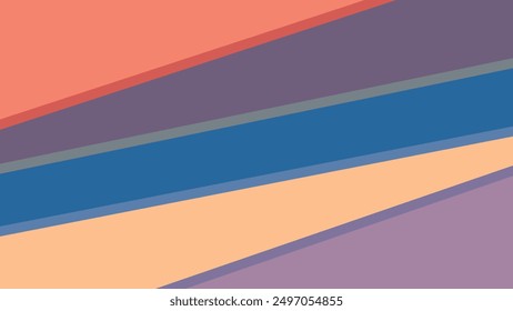 ABSTRACTAS COLOR DE FONDO COLORIDO PLANO CON LÍNEAS RECTAS GEOMÉTRICAS PLANTILLA DE DISEÑO DE VECTOR PARA FONDO DE PANTALLA, DISEÑO DE PORTADA, DISEÑO DE PÁGINA DE INICIO