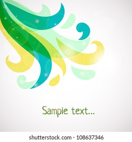 Abstract colorful background . Floral