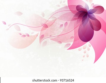 Abstract colorful background . Floral