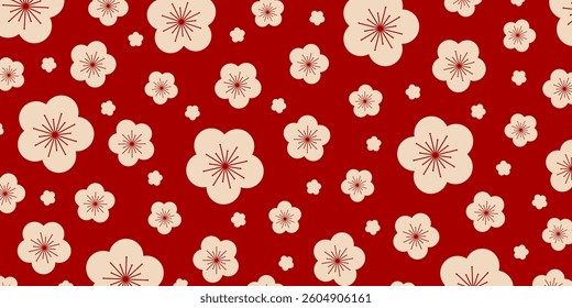 Abstract colorful background with floral pattern.