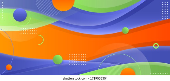 Abstract colorful background. Fluid shapes background concept. Vector EPS 10