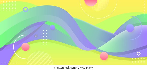 Abstract colorful background. Fluid shapes background concept. Vector EPS 10