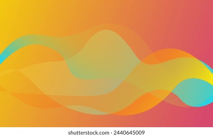 Abstract colorful background. Fluid shapes composition. Vector illustration