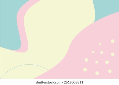 Abstract Colorful Background with Fluid Shapes