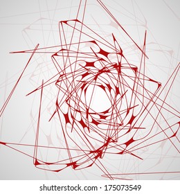 Abstract colorful background, futuristic shapes illustration.