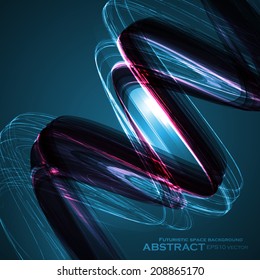 Abstract colorful background, futuristic vector illustration eps10