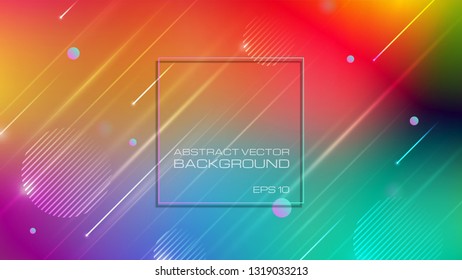 Abstract colorful background with geomatric shapes. Eps10 vector
