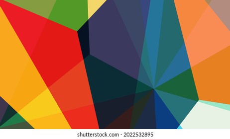 Abstract colorful background with geometric 
