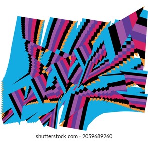 Abstract colorful background, geometric dynamic pattern, vector modern design texture.