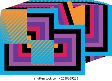 Resumen de fondo colorido, patrón geométrico dinámico, textura vectorial de diseño moderno.