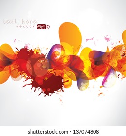 Abstract colorful  background with geometric elements