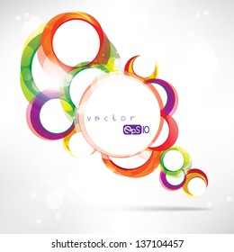 Abstract colorful  background with geometric elements
