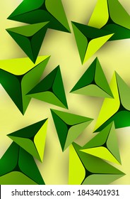 Abstract colorful background with geometric elements. Pyramids, triangles. Minimal cover design. Template for your corporate design. Vector illustration