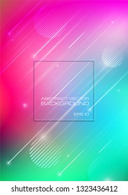 Abstract colorful background with geometric shapes. Vector Eps10
