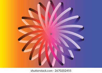 Abstract colorful background. Geometric shapes and lines pattern. Modern gradient lines. Futuristic technology graphic design. Suit for business, header, cover, wallpaper, website, flyer