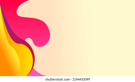 Abstract colorful background. Geometric simple backdrop, copy space.