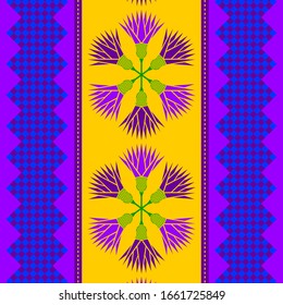 Fondo colorido abstracto con un guiño geométrico. Vector. 