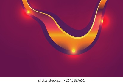 Abstract colorful  background with geometric wave shapes pattern. Vector illustration in flat style..Design element for poster, card, banner, flyer.