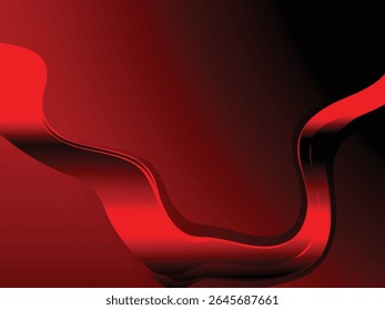 Abstract colorful  background with geometric wave shapes pattern. Vector illustration in flat style..Design element for poster, card, banner, flyer.