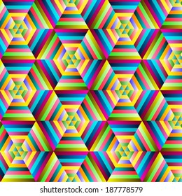 Abstract colorful background with geometrical pattern, VECTOR