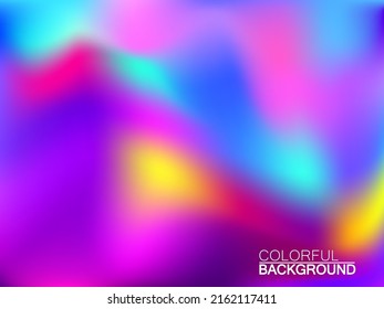 Abstract colorful background with gradient mesh. Bright multicolored design