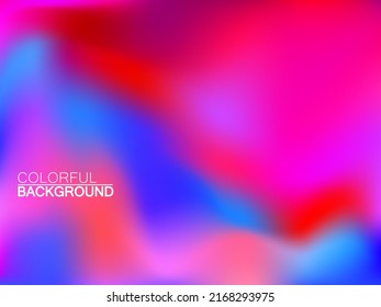 Abstract colorful background with gradient mesh. Bright multicolored design
