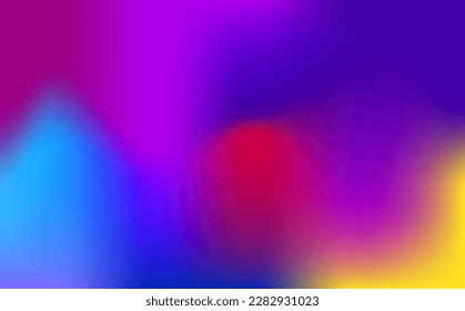 Abstract colorful background with gradient mesh, blurred color. Bright multicolored design