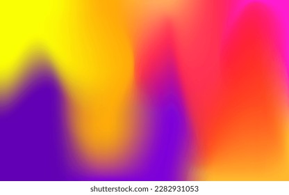 Abstract colorful background with gradient mesh, blurred color. Bright multicolored design