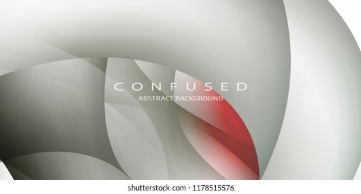 Abstract colorful background graphics template with confused multiple fluid waves