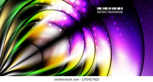 Abstract colorful background graphics template with blended multiple geometric objects