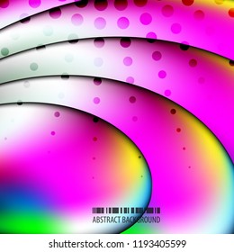 Abstract colorful background graphics template with blended multiple geometric objects